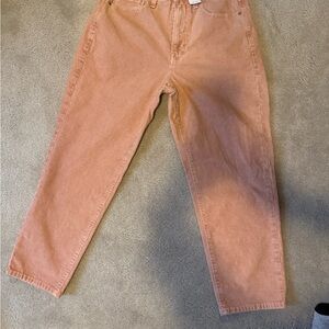 American Eagle Outfitters Women's Coral Straight Leg corduroy pants